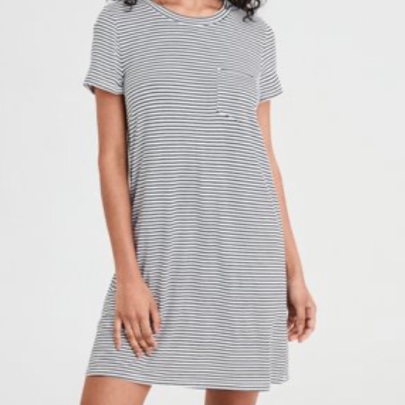 American Eagle Outfitters Dresses & Skirts - American Eagle striped knit tee shirt dress